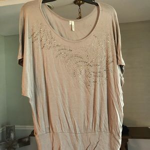 Grey dolman like top